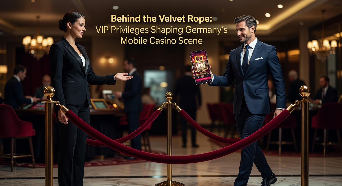 Ein elegantes Mobile-Casino-Interface mit VIP-Symbolen und goldenen Highlights, das exklusive Privilegien andeutet