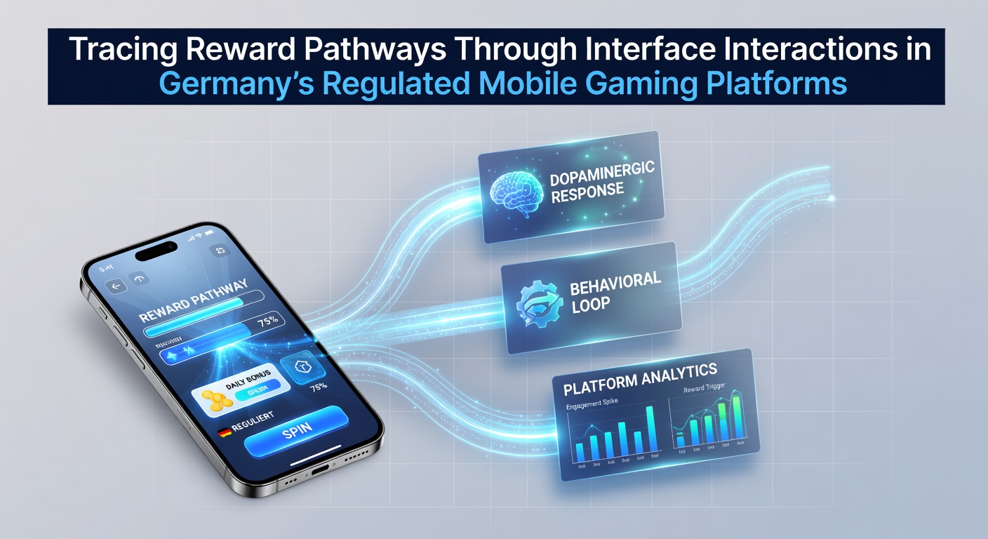 Darstellung von mobilen Casino-Interfaces mit Belohnungspfaden und Interaktionsflüssen in Deutschland