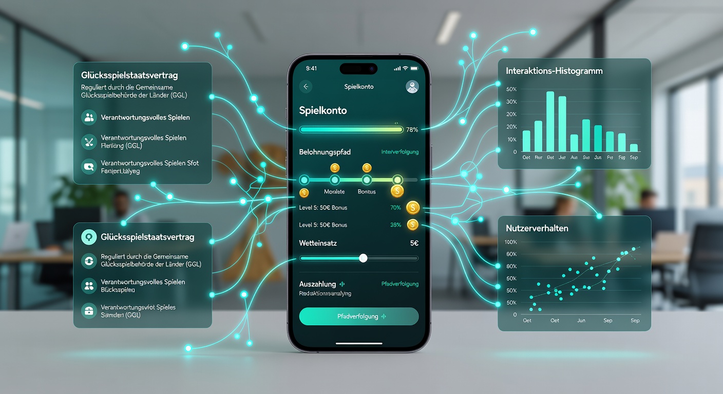 Detaillierte Ansicht von Nutzerinteraktionen und Belohnungsaktivierungen in deutschen mobilen Gaming-Apps