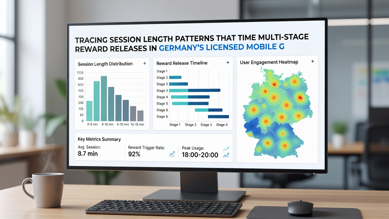 Visualisierung von Sitzungslängenmustern und mehrstufigen Belohnungszeitpunkten in mobilen Casinos